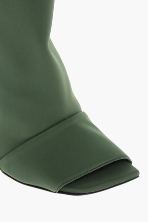 Stivaletti Sock in Licra con Design Open Toe 10cm
