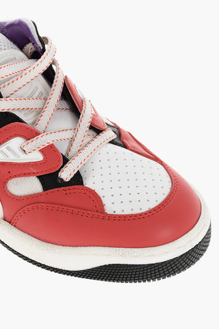 Sneakers Basse in Pelle Vegan con Monogram