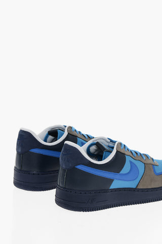 Leather Color Block Low-Top Sneakers