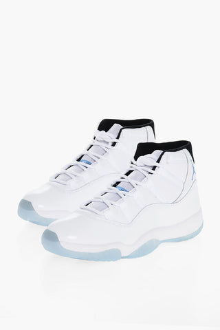 AIR JORDAN Solid Color High Top Sneakers with Monogram