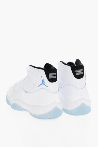 AIR JORDAN Solid Color High Top Sneakers with Monogram