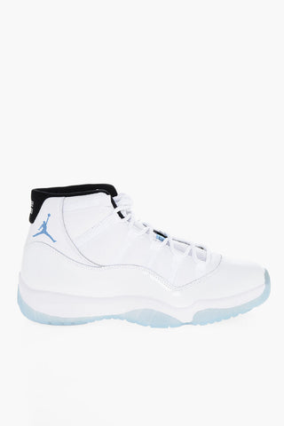 AIR JORDAN Solid Color High Top Sneakers with Monogram