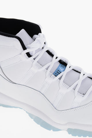 AIR JORDAN Solid Color High Top Sneakers with Monogram