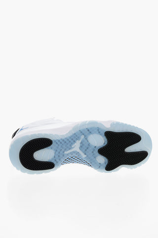 AIR JORDAN Solid Color High Top Sneakers with Monogram