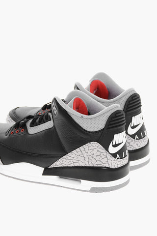 AIR JORDAN  Leather High Top Sneakerswith Air Bubble Sole
