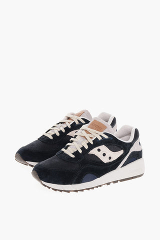 Suede and Fabric Low-Top Sneakers SHADOW 5000