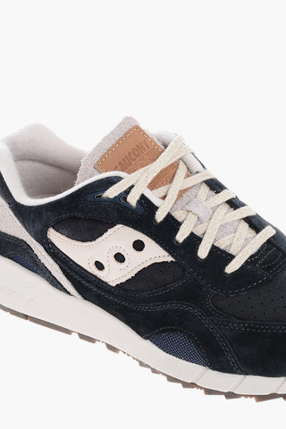 Suede and Fabric Low-Top Sneakers SHADOW 5000