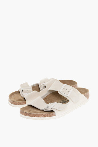 Suede ARIZONA Sandals with Double Buckle