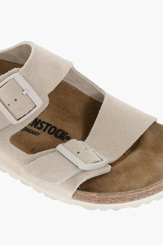 Suede ARIZONA Sandals with Double Buckle