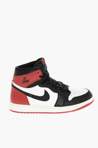 AIR JORDAN Color Block Leather High Top Sneakers