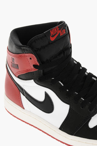 AIR JORDAN Color Block Leather High Top Sneakers