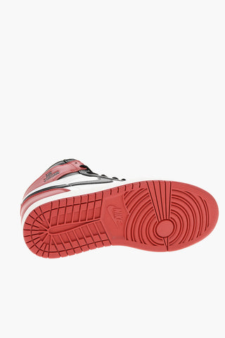 AIR JORDAN Color Block Leather High Top Sneakers