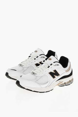 Sneakers Basse In Pelle e Mesh con Monogrom a Toppa