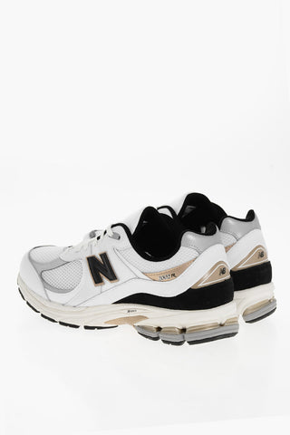 Sneakers Basse In Pelle e Mesh con Monogrom a Toppa
