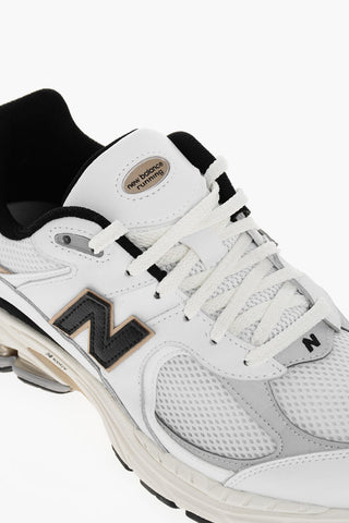 Sneakers Basse In Pelle e Mesh con Monogrom a Toppa