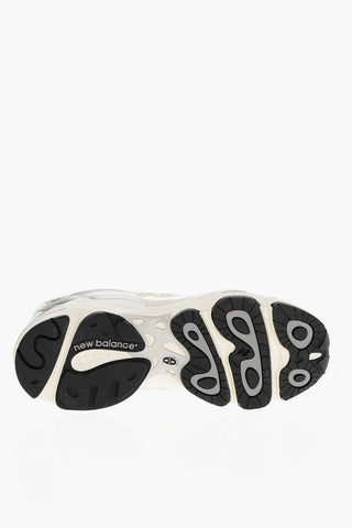 Leather Low-Top Sneakers with Rubber Detail