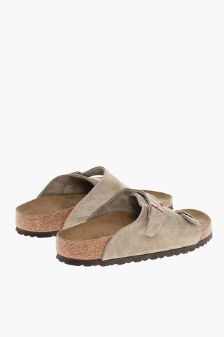 Suede ZURICH Sandals with Double Buckle
