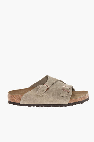 Suede ZURICH Sandals with Double Buckle