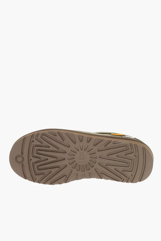 GALLERY DEEP Vintage Effect Sabot with Faux Fur Inner