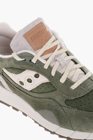 Suede and Fabric Low-Top Sneakers SHADOW 5000