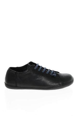 Sneakers Basse In Pelle a Tinta Unita