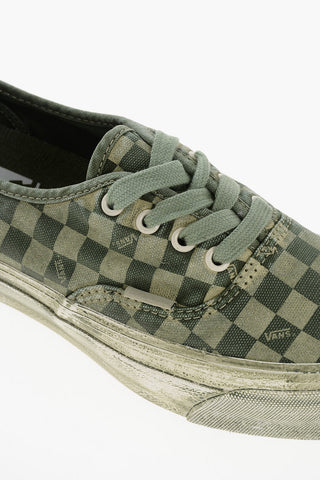 Low-Top Sneakers REISSUE 44 Checked Pattern Vintage Effect
