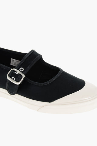 새틴 메리 제인 발레리나 버클 장식