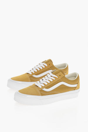 Low-Top-Sneaker OLD SKOOL aus Stoff mit Wildleder-Details