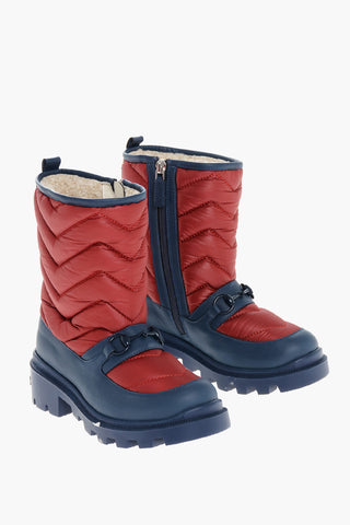 Gepolsterte Stiefeletten mit Track-Sohle