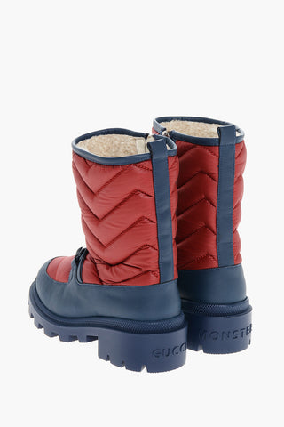 Gepolsterte Stiefeletten mit Track-Sohle
