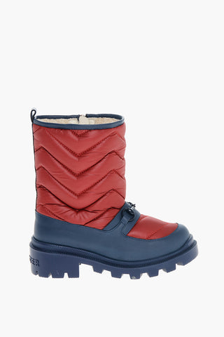 Gepolsterte Stiefeletten mit Track-Sohle