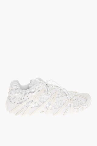 Low Perforated Fabric Sneakers S-PROTOTYPE with Rubber Details