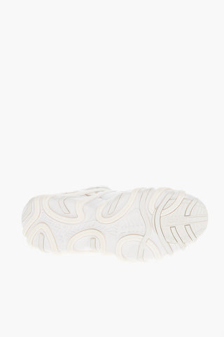 Low Perforated Fabric Sneakers S-PROTOTYPE with Rubber Details