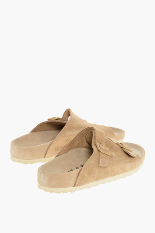 Sandali ZURICH in Suede con Doppia Fibbia 
