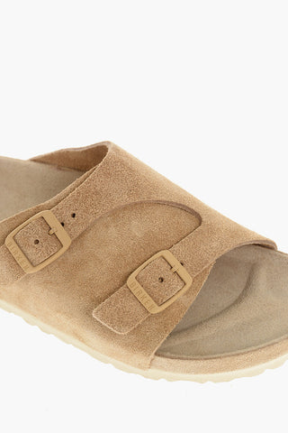 Suede Sandals ZURICH with Double Buckle