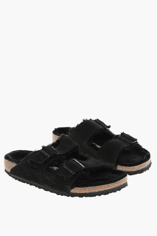 Suede ARIZONA Sandals with Shearling Inner