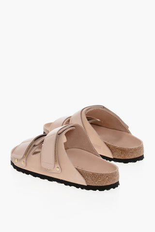 Leather UJI Sandals with Touch Strap Closure