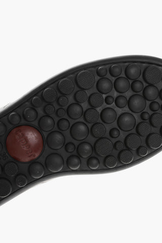 Low Leather Sneakers PELOTAS Faded Effect