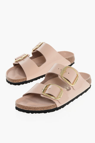 Patent Leather ARIZONA Sandals with Maxi Buckle