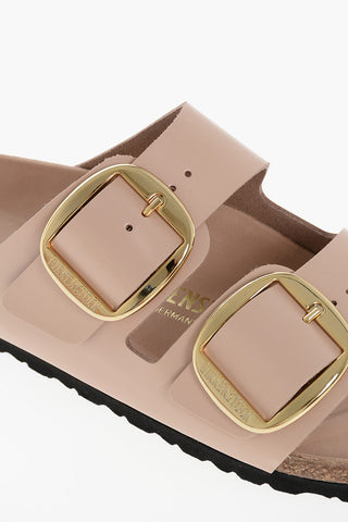 Patent Leather ARIZONA Sandals with Maxi Buckle
