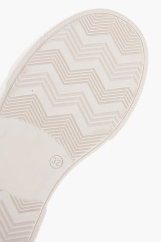 Suede and Jacquard Low-Top Sneakers
