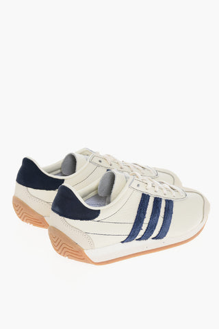 Two-Tone Leather COUNTRY Low-Top Sneakers