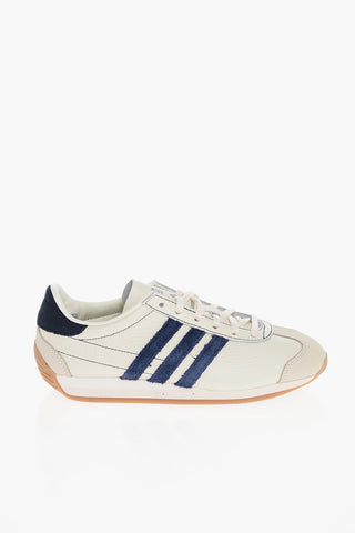 Two-Tone Leather COUNTRY Low-Top Sneakers