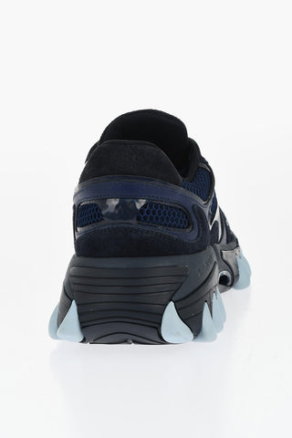 Sneakers Basse B-EAST in Mesh e Suede con Dettagli a Contrasto