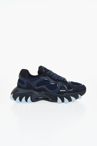 Sneakers Basse B-EAST in Mesh e Suede con Dettagli a Contrasto