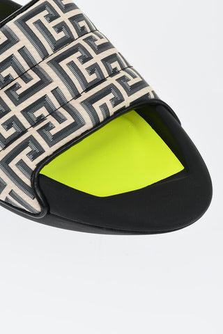 샌들 B-IT 올오버 모노그램 청키 솔