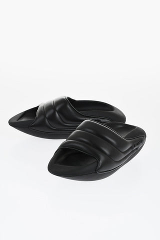 Sandali B-IT in Pelle Trapuntata con Suola Chunky