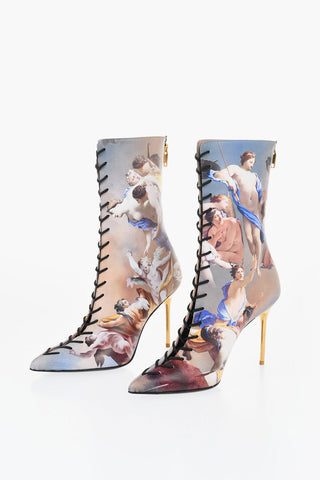 Stivaletti URIA SKY in Pelle a Fantasia Tacco 9cm
