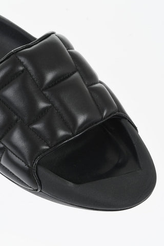 Sandali B-IT in Pelle Trapuntata con Suola Chunky