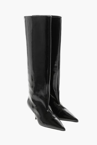 Patent Leather THE WEDGE HEEL Booties Heel 6cm